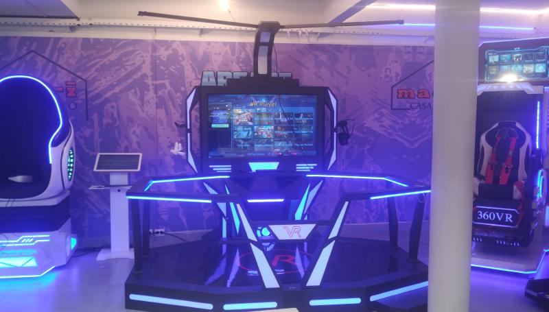 Simulador de realidad virtual con varios juegos